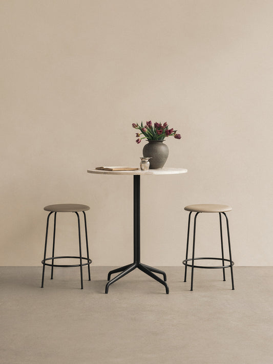 Afteroom Counter Stool, Upholstered Seat